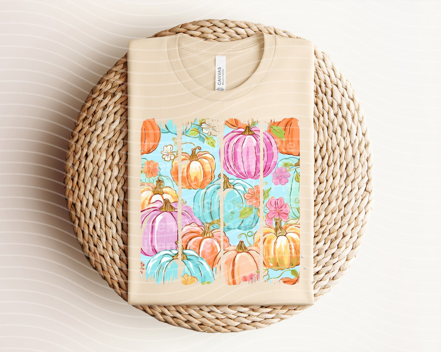 Pastel Pumpkins Graphic Tee