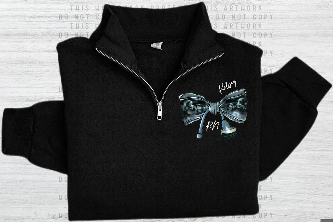 Sonogram Stethoscope Quarter Zip