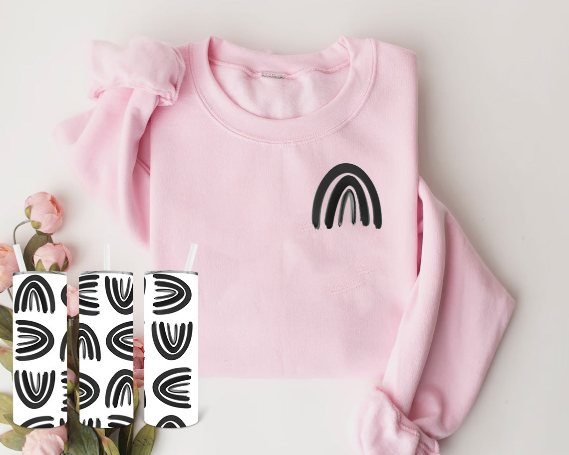 Rainbow Doodle Graphic Tee Graphic Tee