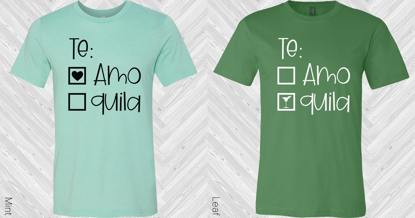 Te Quila Wedding Set Graphic Tee Graphic Tee