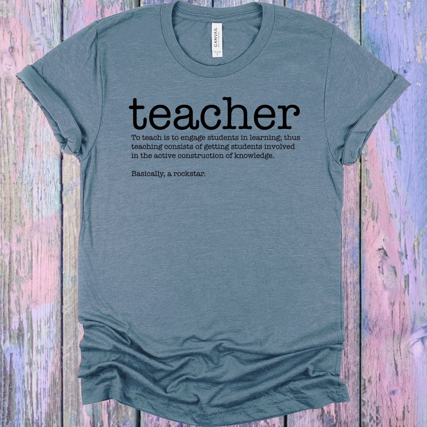 Teacher Basically A Rockstar Graphic Tee Graphic Tee