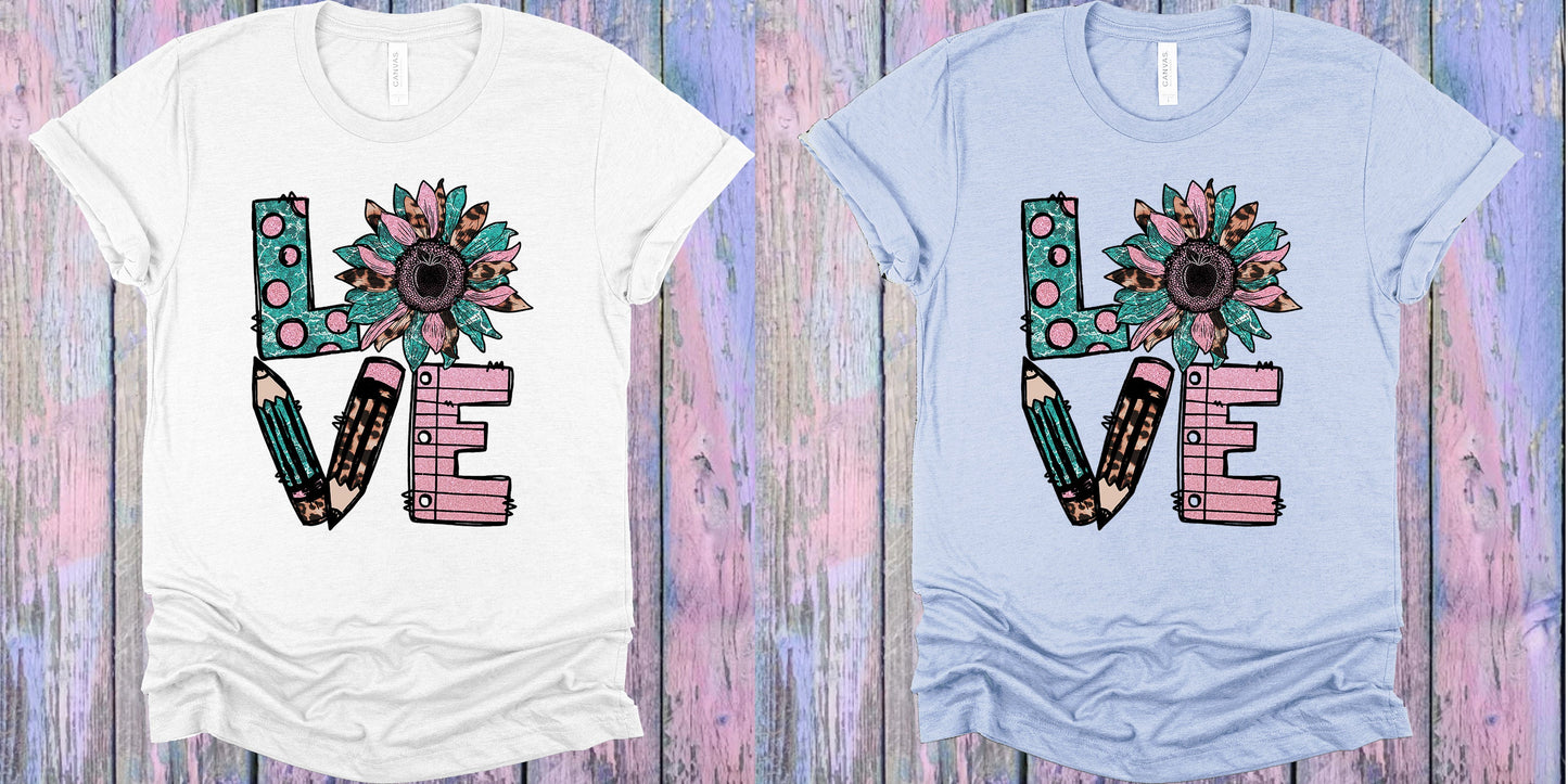 Teacher Love Graphic Tee Graphic Tee