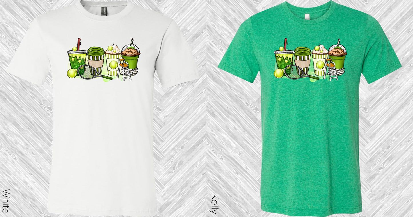 Tennis Coffee Graphic Tee Graphic Tee