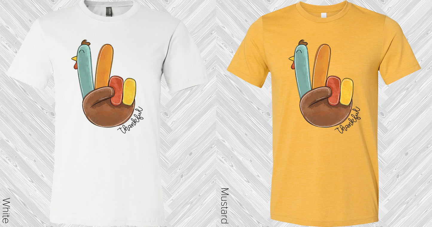 Thankful Turkey Graphic Tee Graphic Tee