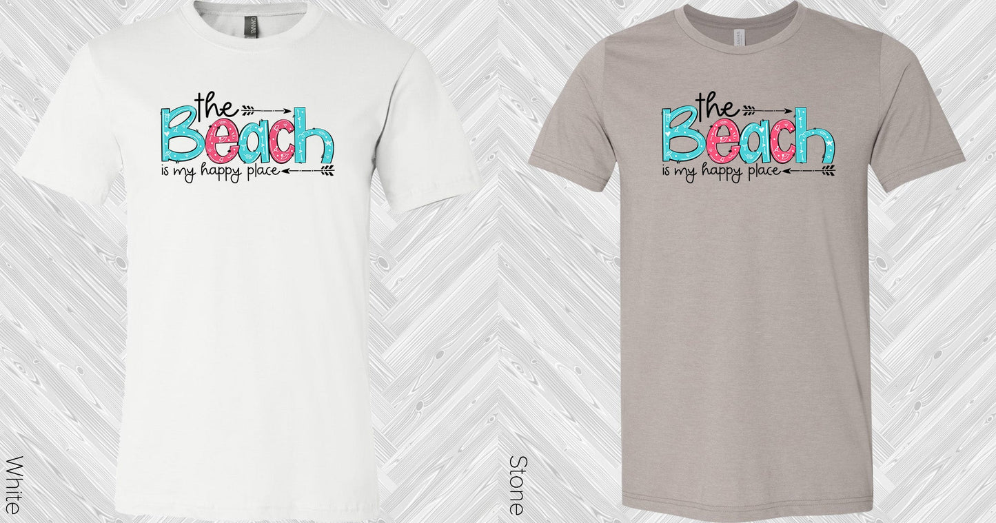 The Beach Is My Happy Place Graphic Tee Graphic Tee