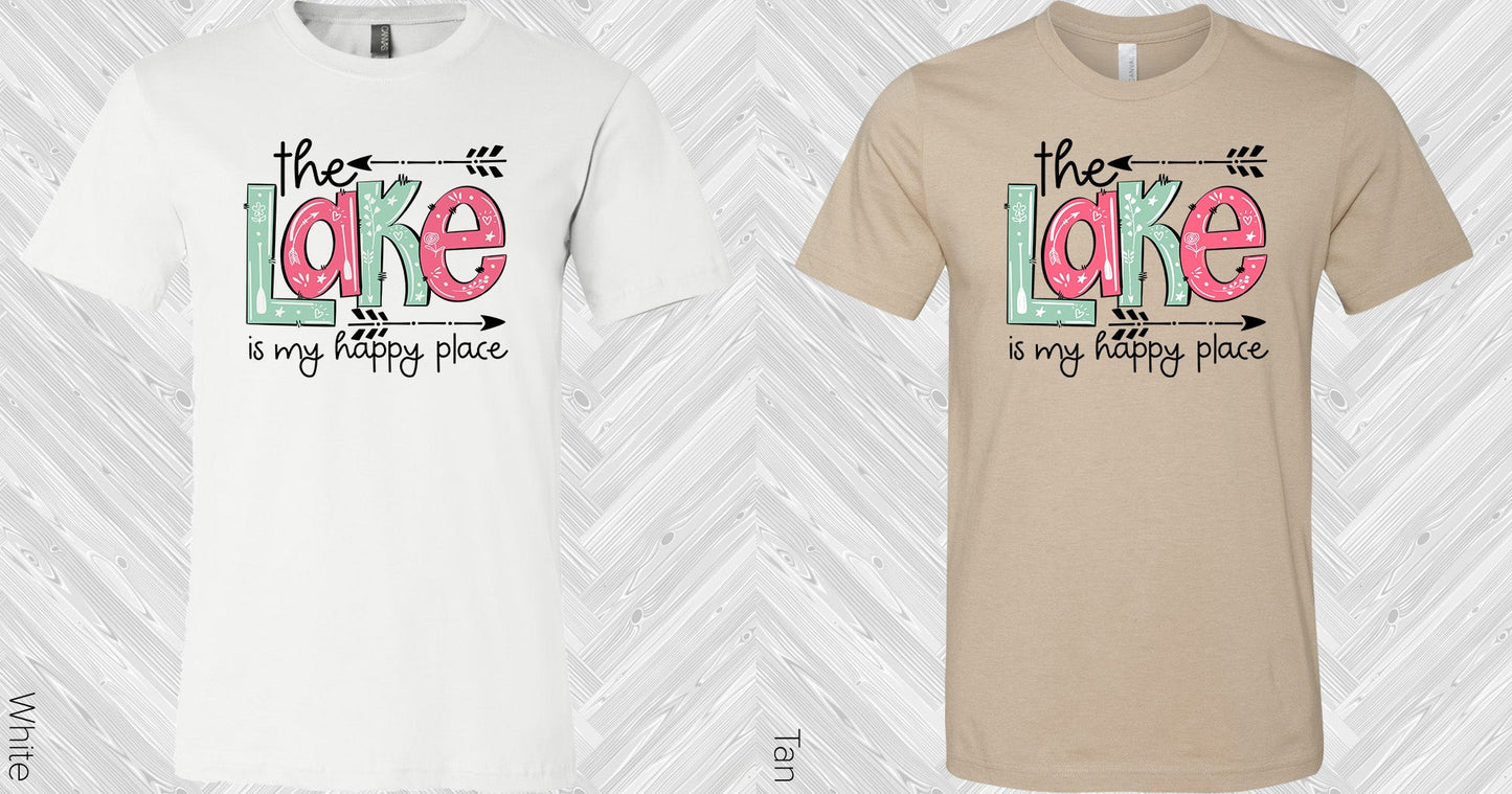 The Lake Is My Happy Place Graphic Tee Graphic Tee