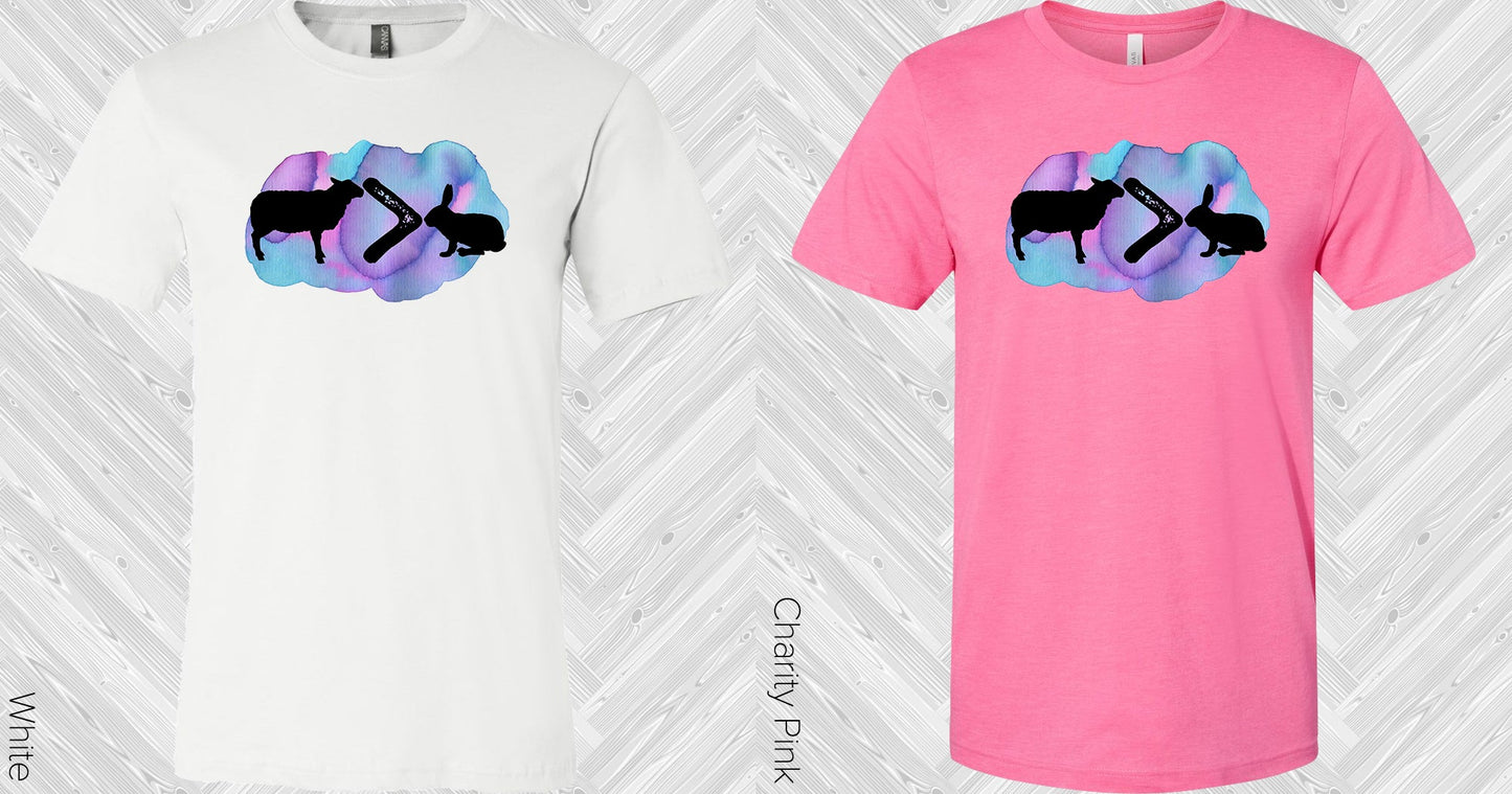 The Lamb Is Greater Than The Bunny Graphic Tee Graphic Tee