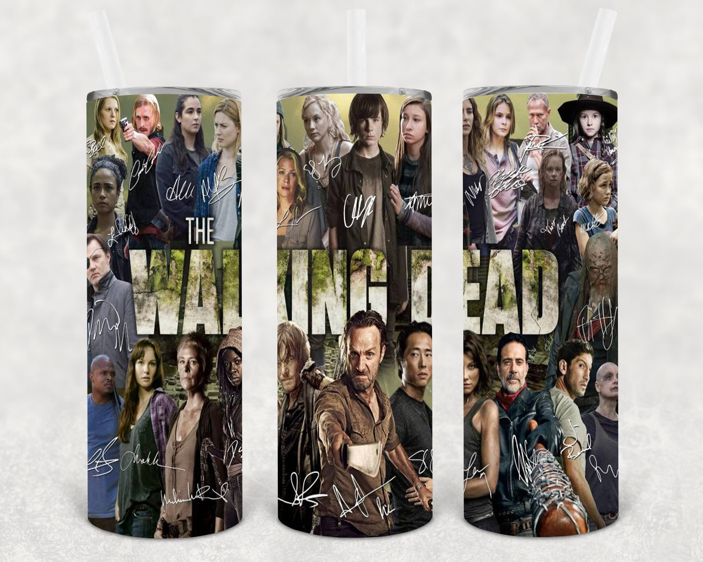 The Walking Dead 20 Oz Skinny Tumbler
