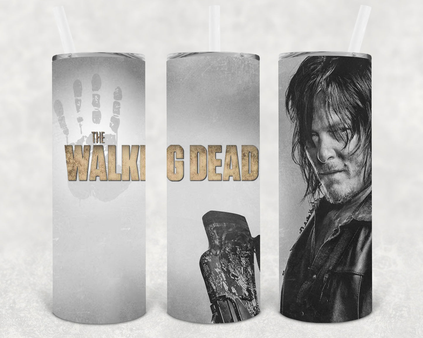 The Walking Dead Daryl 20 Oz Skinny Tumbler