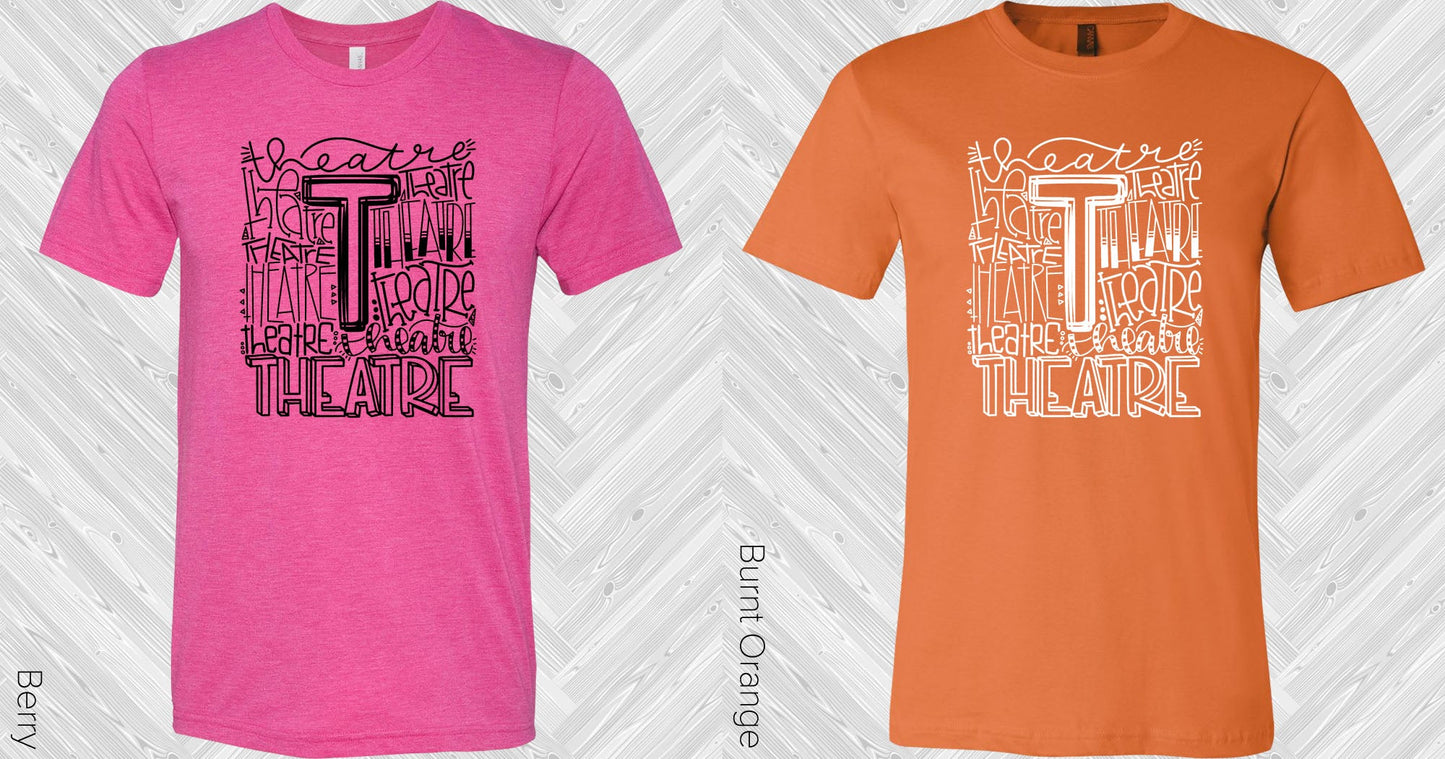 Theatre Subway Art Graphic Tee Graphic Tee