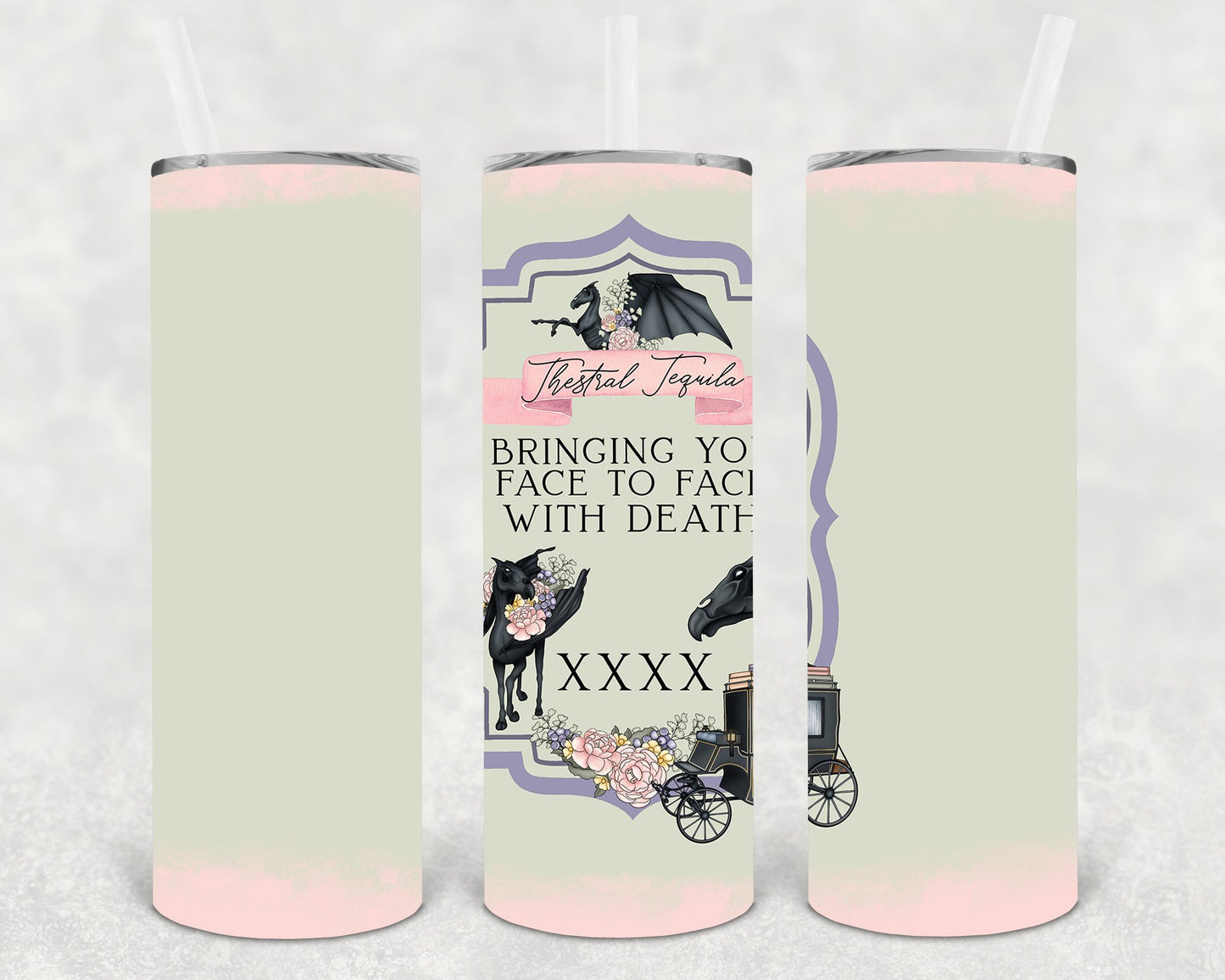Thestral Tequila 20 Oz Skinny Tumbler