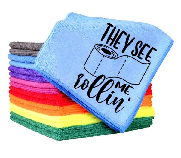 They See Me Rollin Towel