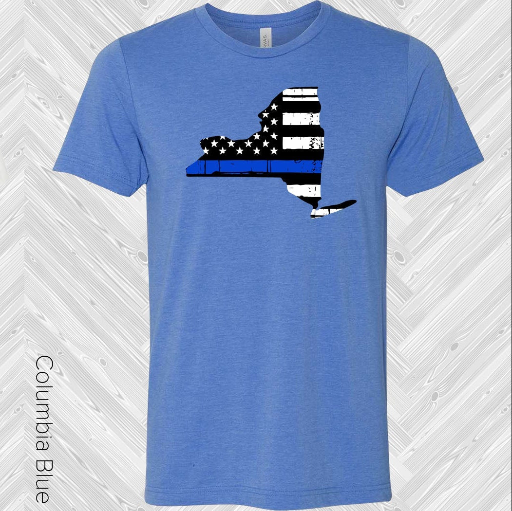 Thin Blue Line State Graphic Tee Graphic Tee