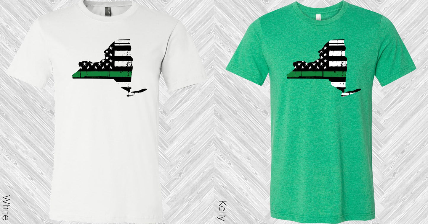 Thin Green Line State Graphic Tee Graphic Tee