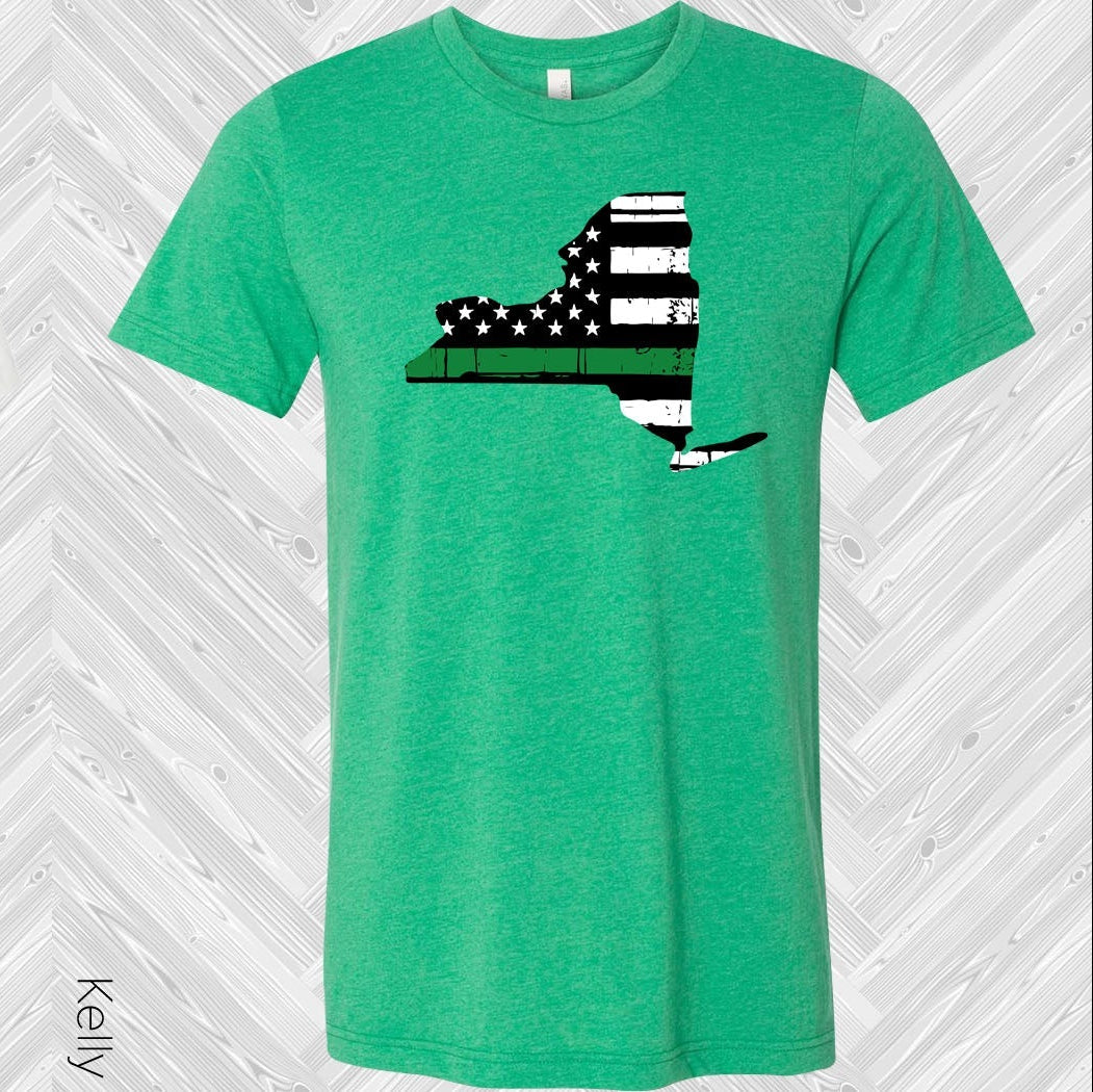Thin Green Line State Graphic Tee Graphic Tee