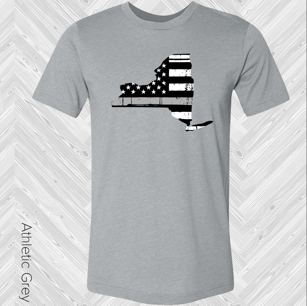 Thin Grey Line State Graphic Tee Graphic Tee