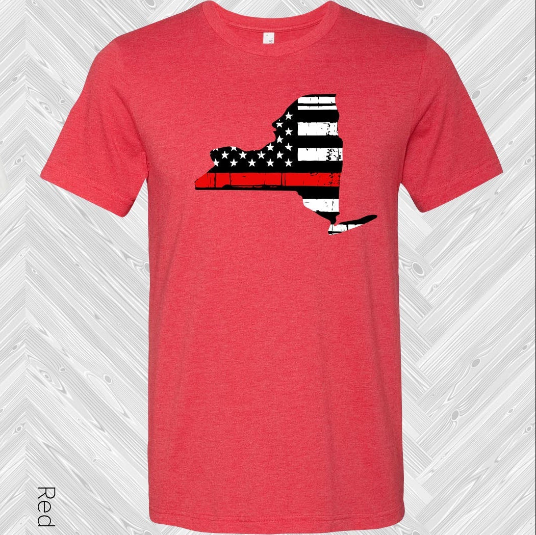 Thin Red Line State Graphic Tee Graphic Tee