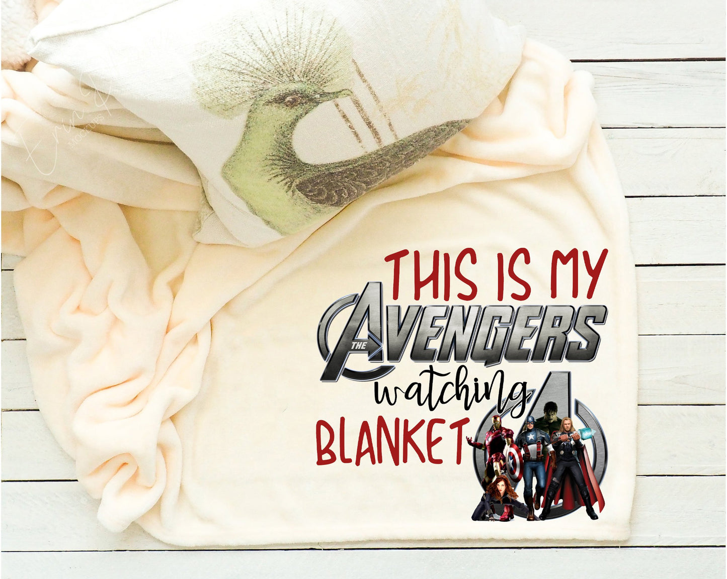 This Is My Avengers Watching Blanket Fleece Throw Blanket