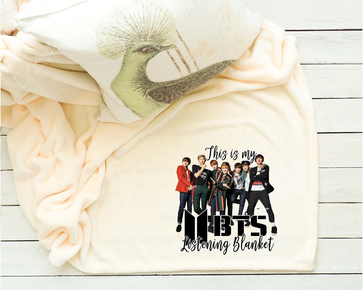 This Is My Bts Listening Blanket Fleece Throw Blanket