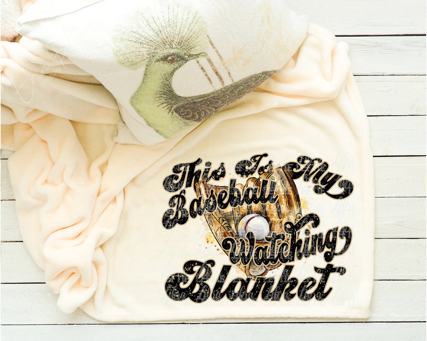 This Is My Baseball Watching Blanket Fleece Throw Blanket