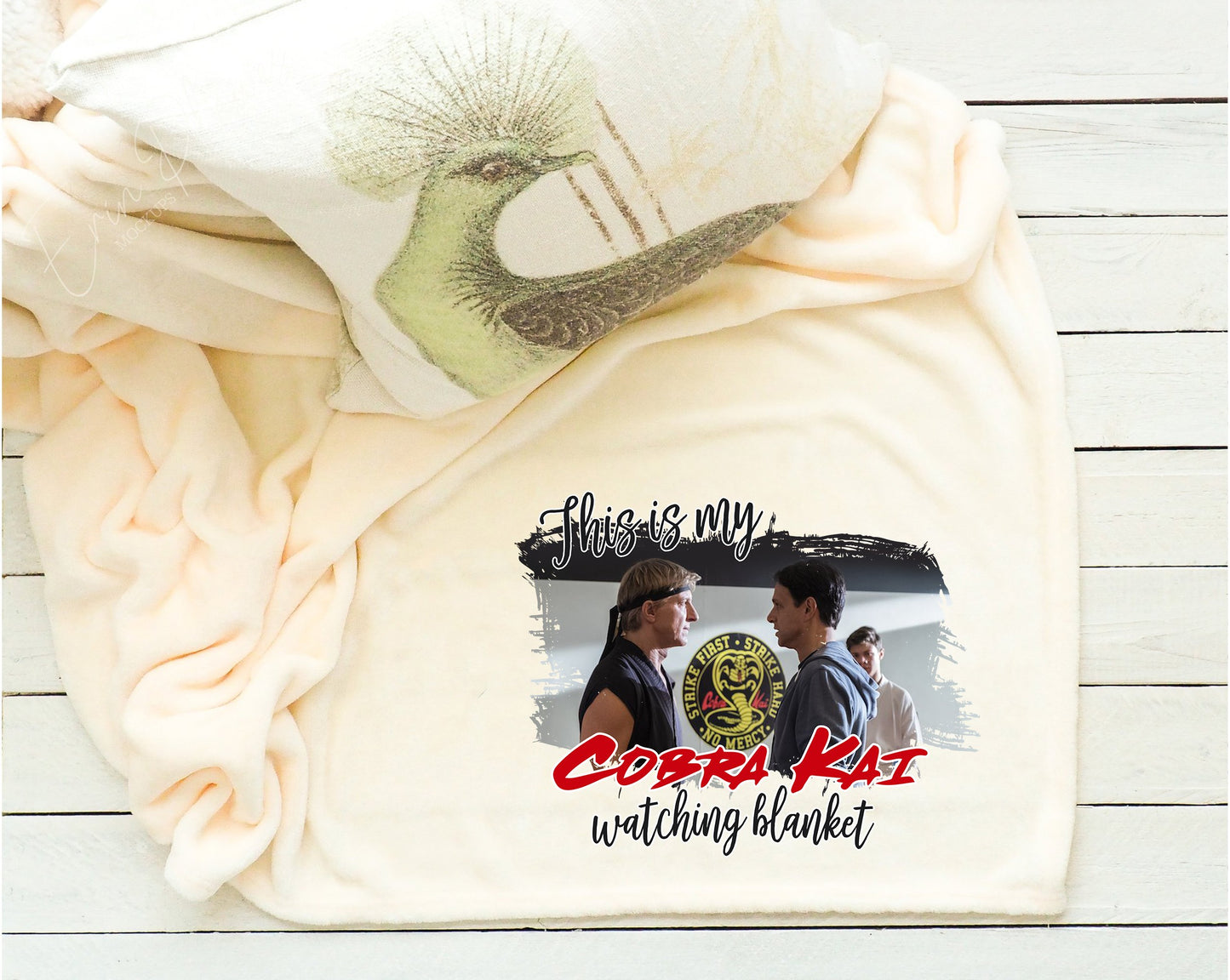 This Is My Cobra Kai Watching Blanket Fleece Throw Blanket