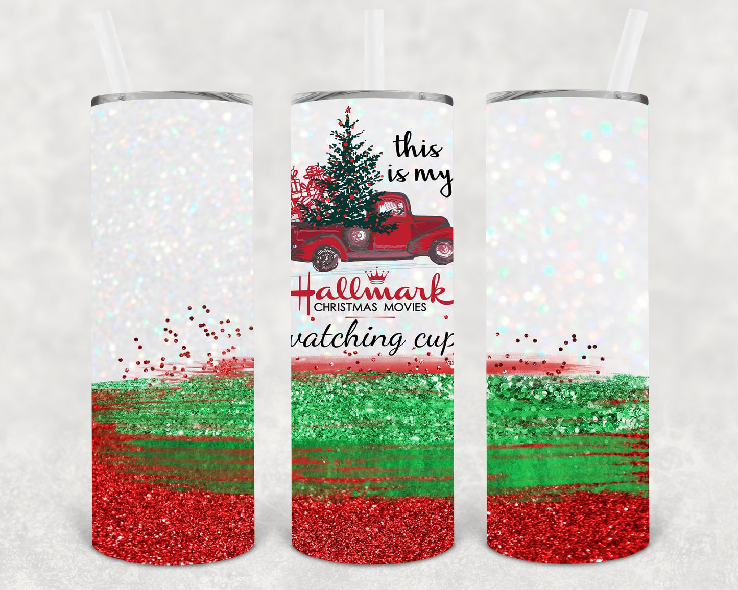 This Is My Hallmark Christmas Movies Watching Cup 20 Oz Skinny Tumbler