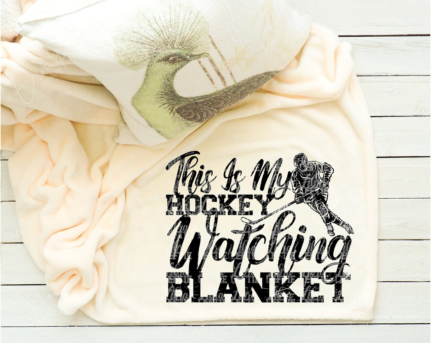 This Is My Hockey Watching Blanket Fleece Throw Blanket