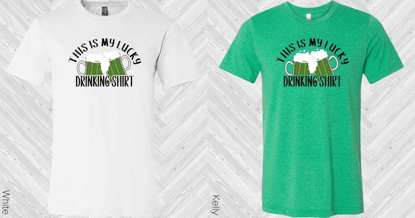 This Is My Lucky Drinking Shirt Graphic Tee Graphic Tee