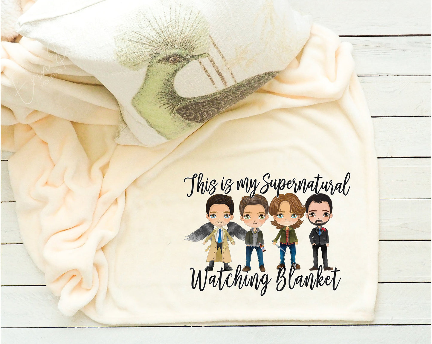 This Is My Supernatural Watching Blanket Fleece Throw Blanket