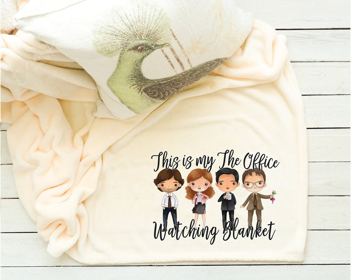 This Is My The Office Watching Blanket Fleece Throw Blanket