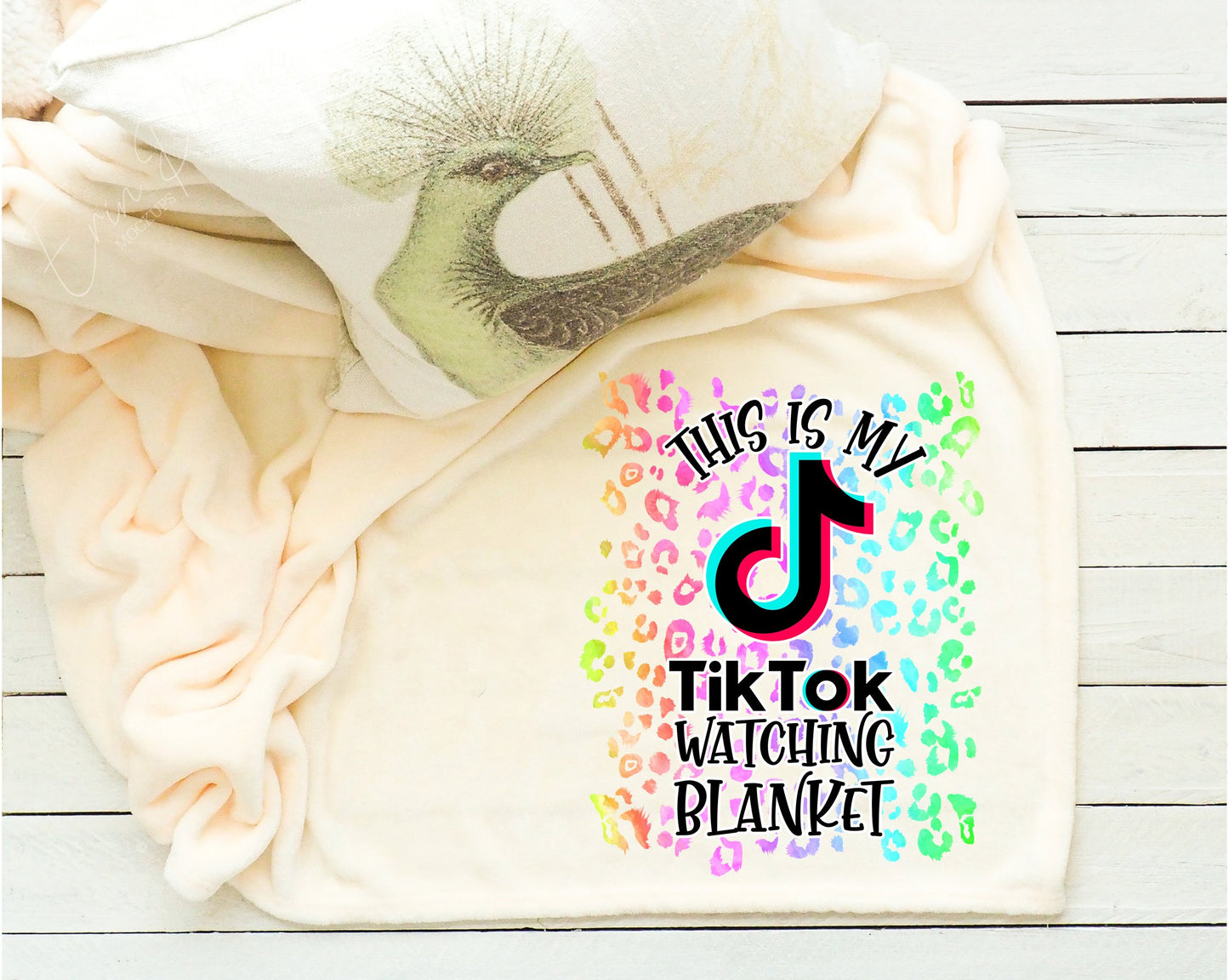 This Is My Tik Tok Watching Blanket Fleece Throw Blanket