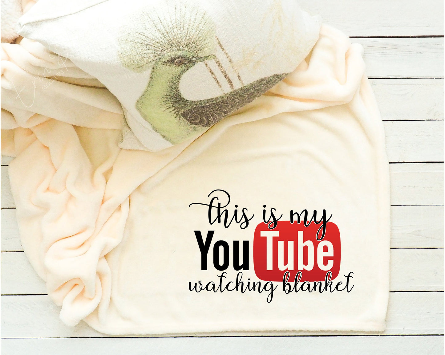 This Is My Youtube Watching Blanket Fleece Throw Blanket