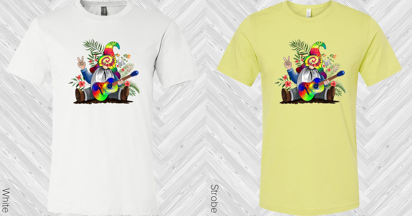 Tie Dye Gnome Graphic Tee Graphic Tee