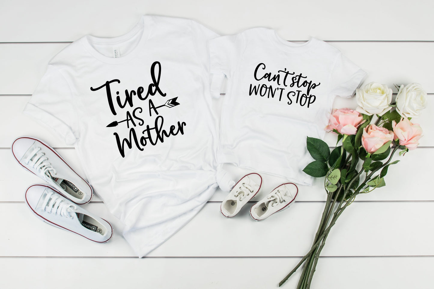 Tired As A Mother Graphic Tee Graphic Tee