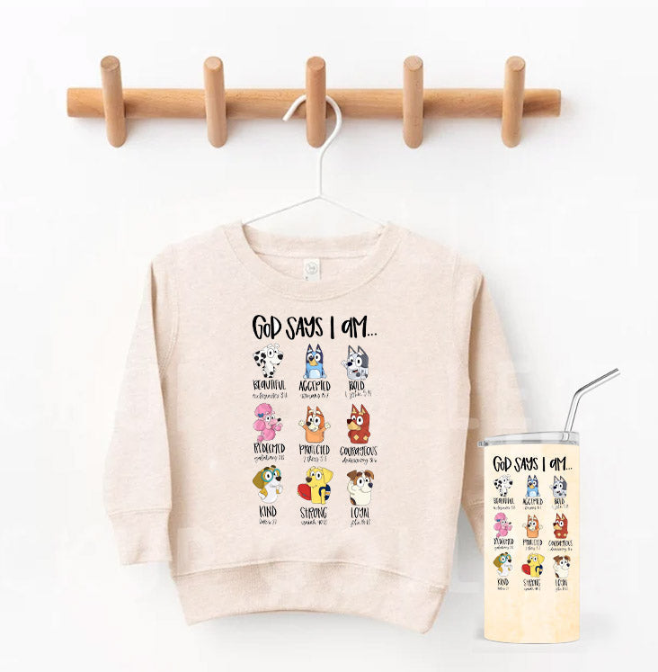 God Says I Am Graphic Tee Graphic Tee