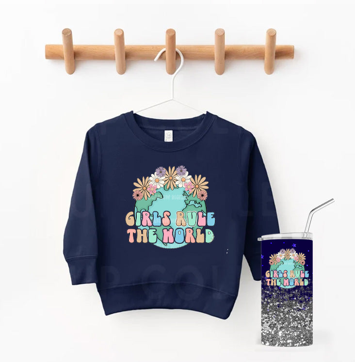 Girls Rule The World Graphic Tee Graphic Tee