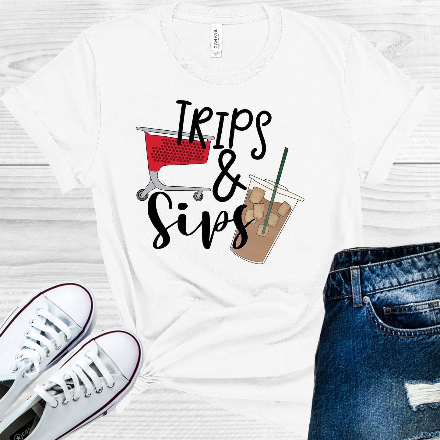 Trips & Sips Graphic Tee Graphic Tee