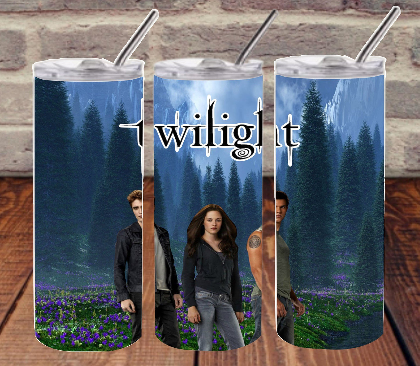 Twilight 20 Oz Skinny Tumbler