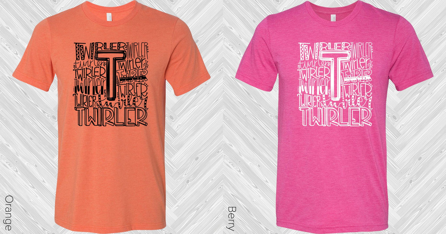 Twirler Subway Art Graphic Tee Graphic Tee