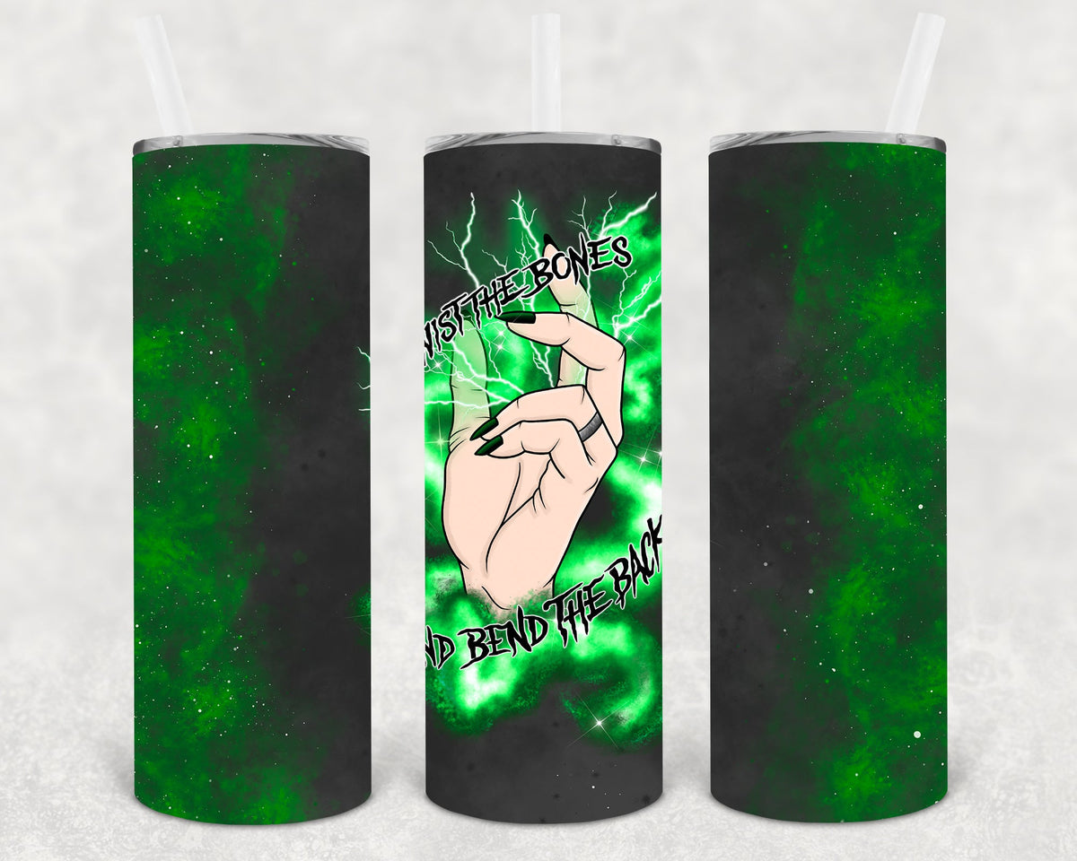 Twist The Bones Skinny 20 Oz Tumbler
