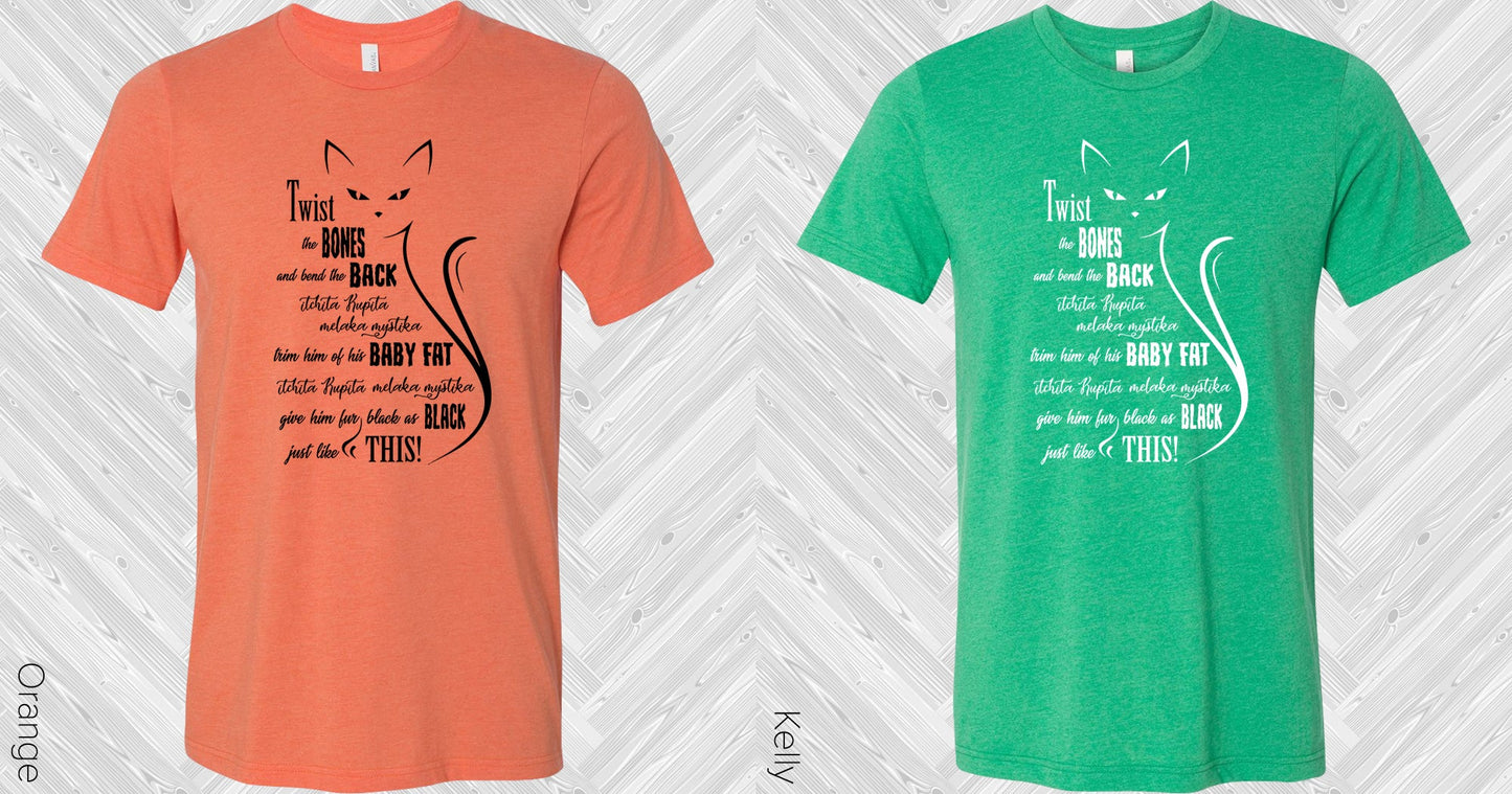 Twist The Bones And Bend Back Graphic Tee Graphic Tee