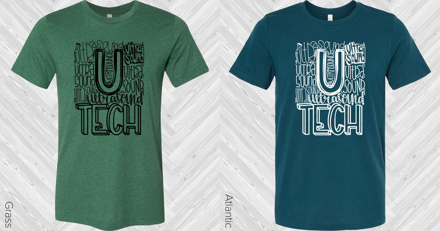 Ultrasound Tech Subway Art Graphic Tee Graphic Tee