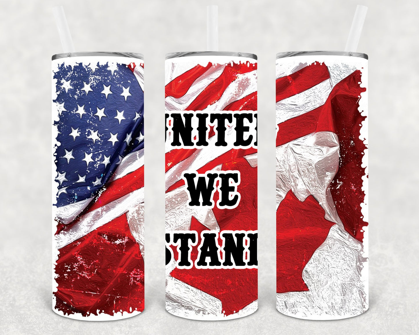 United We Stand 20 Oz Skinny Tumbler