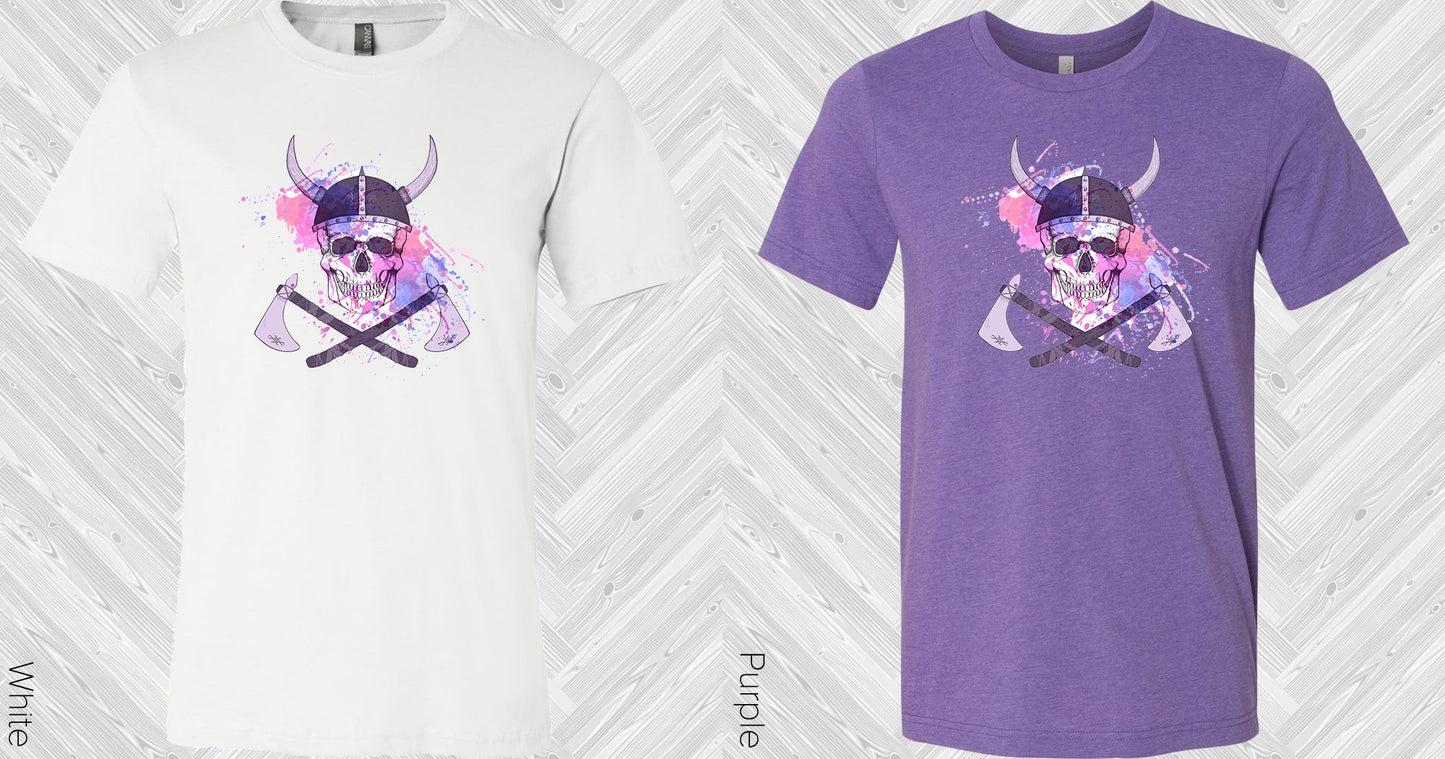 Viking Skull Graphic Tee Graphic Tee