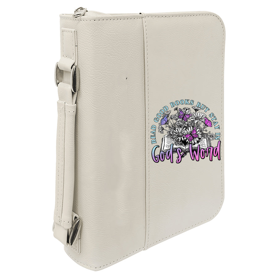 Read Good Books But Stay in God's Word Bible Cover