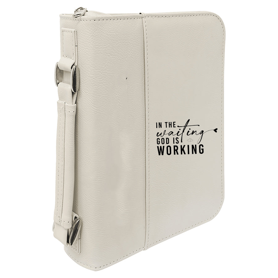 In the Waiting God is Working Bible Cover