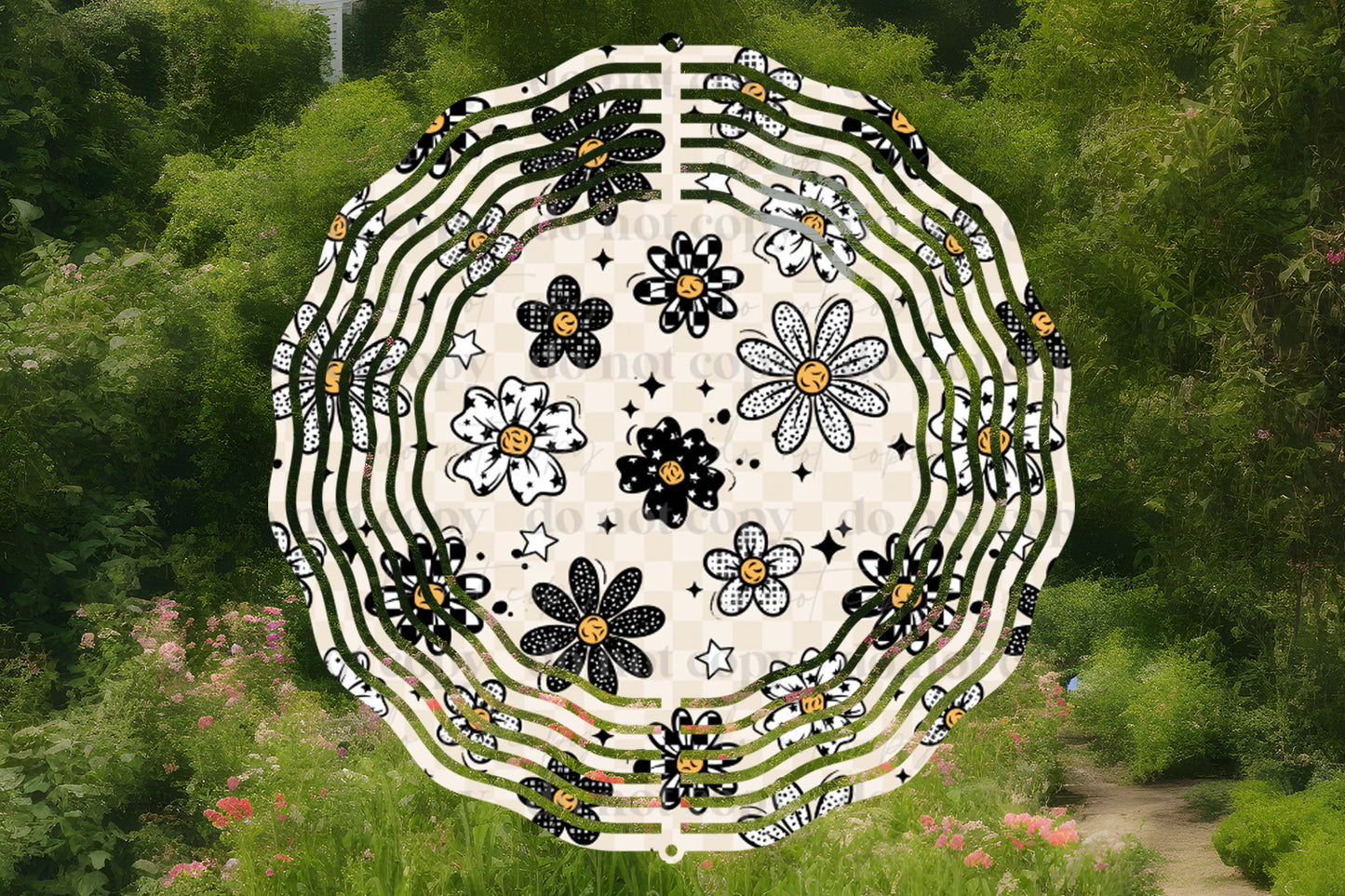 Daisies Wind Spinner