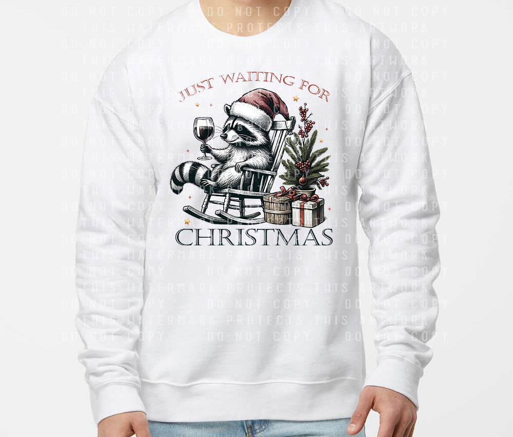 Just Waiting for Christmas Graphic Tee