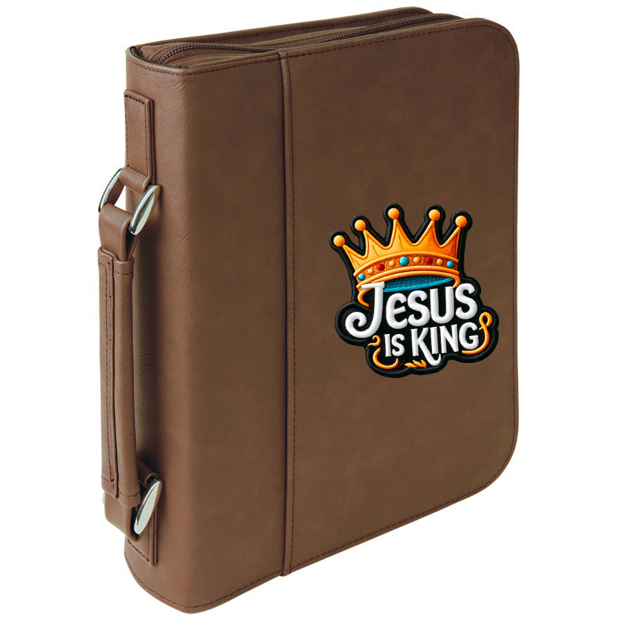 Jesus is King Bible Cover