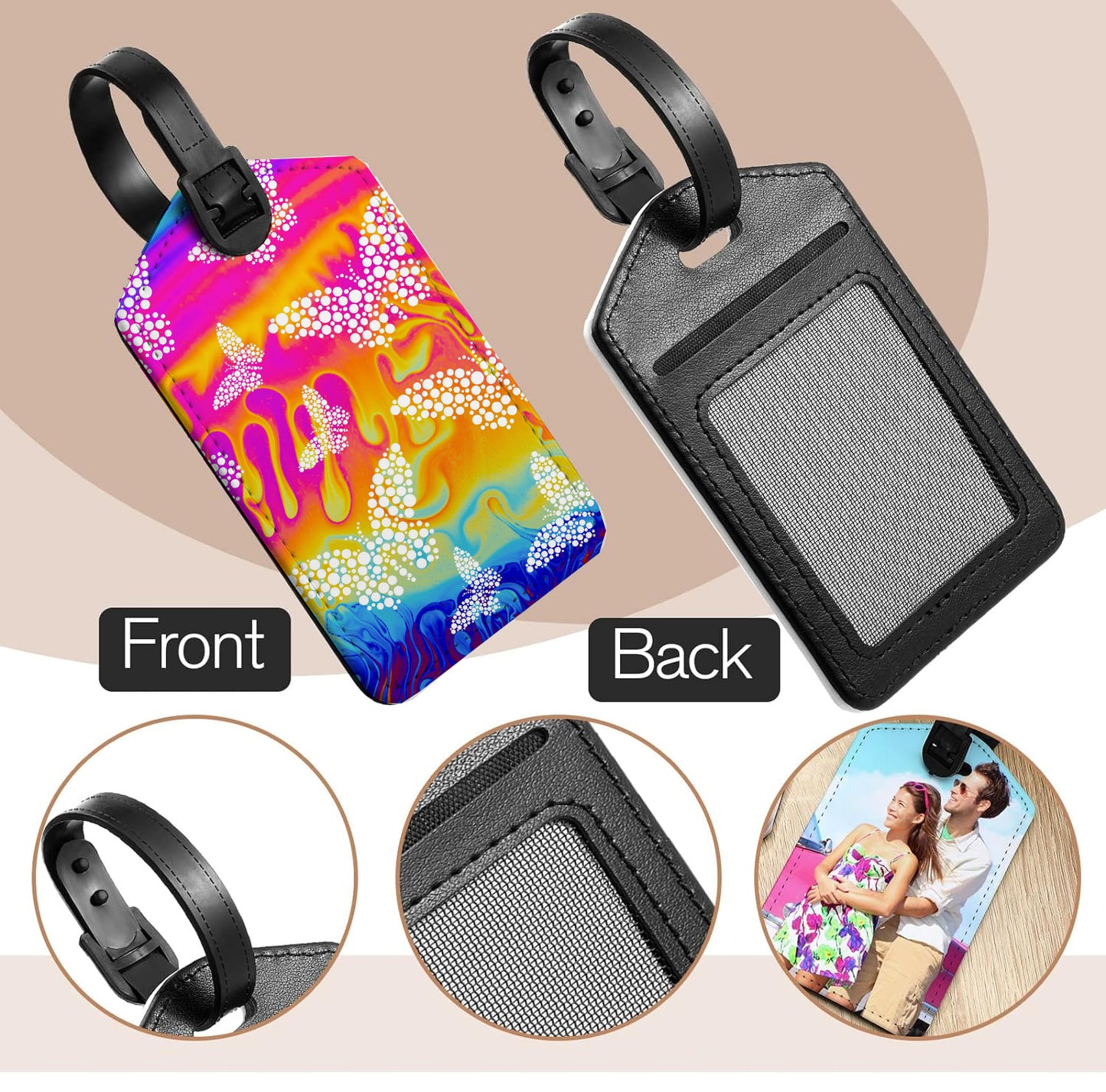 Butterfly Luggge Tag